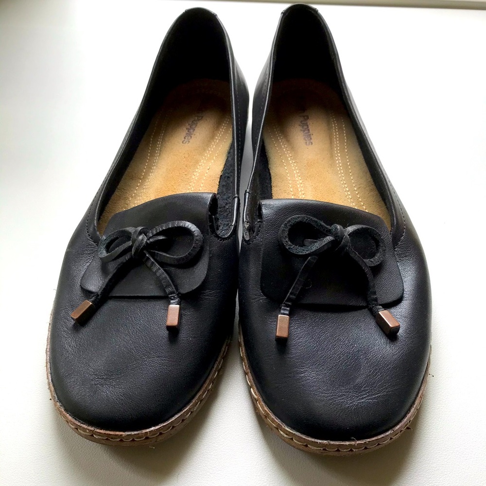 Hush Puppies Leather Loafers 9.5 EUC